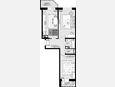2-комнатная квартира, 54.81 м², 4/12 этаж фото 0