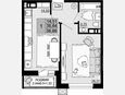 1-комнатная квартира, 35.64 м², 3/12 этаж фото 0