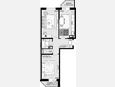 2-комнатная квартира, 57.54 м², 9/12 этаж фото 0